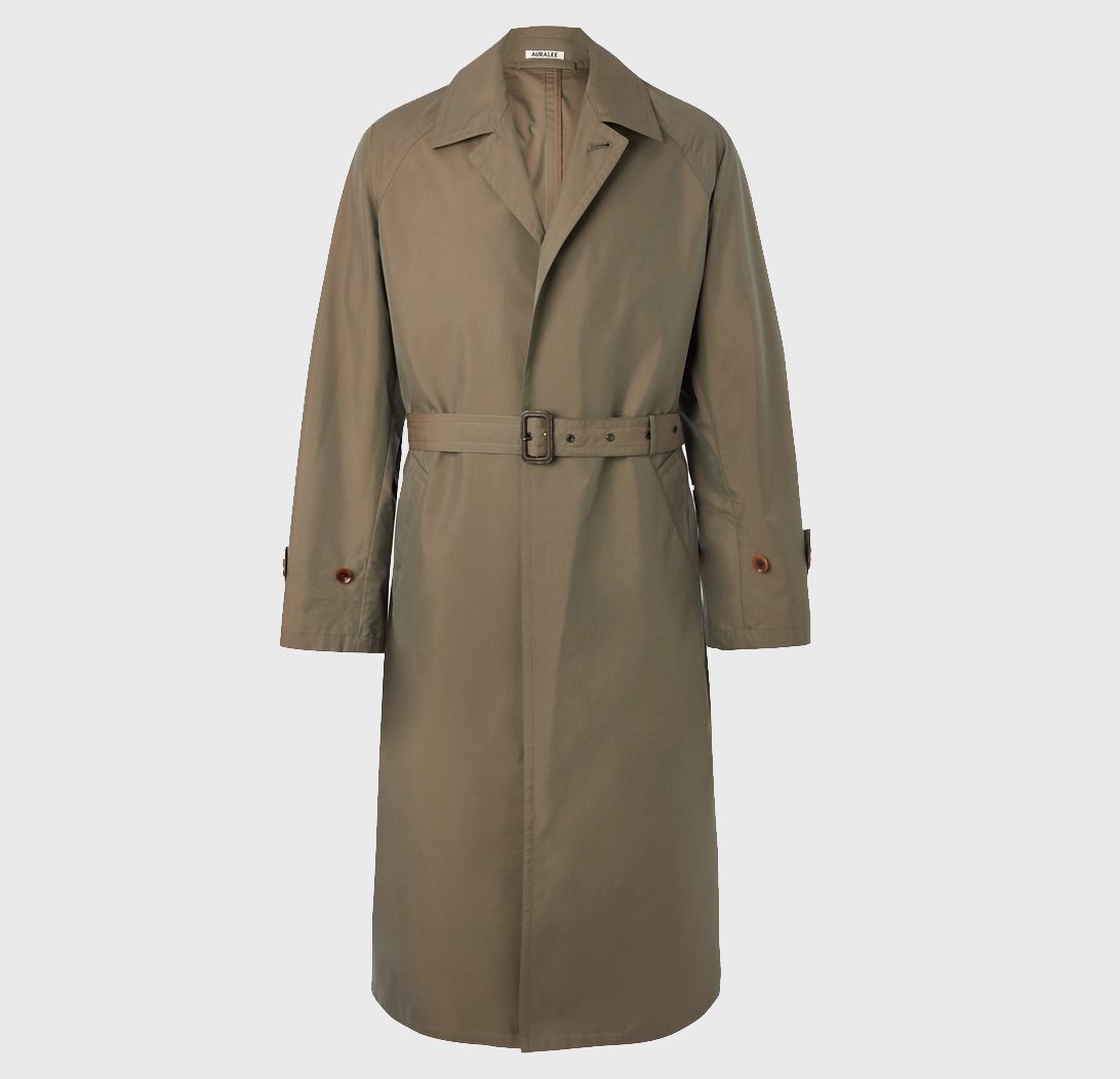 Auralee Cotton-Gabardine Trench Coat
