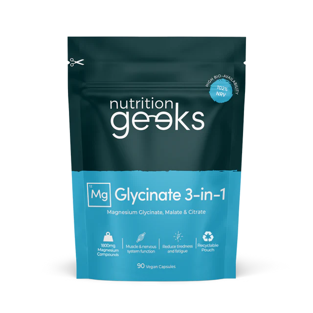 Nutrition Geeks Magnesium Glycinate 3 In 1