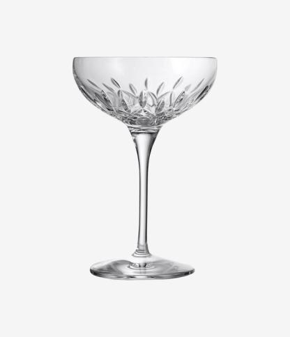 Copas de champán de cristal