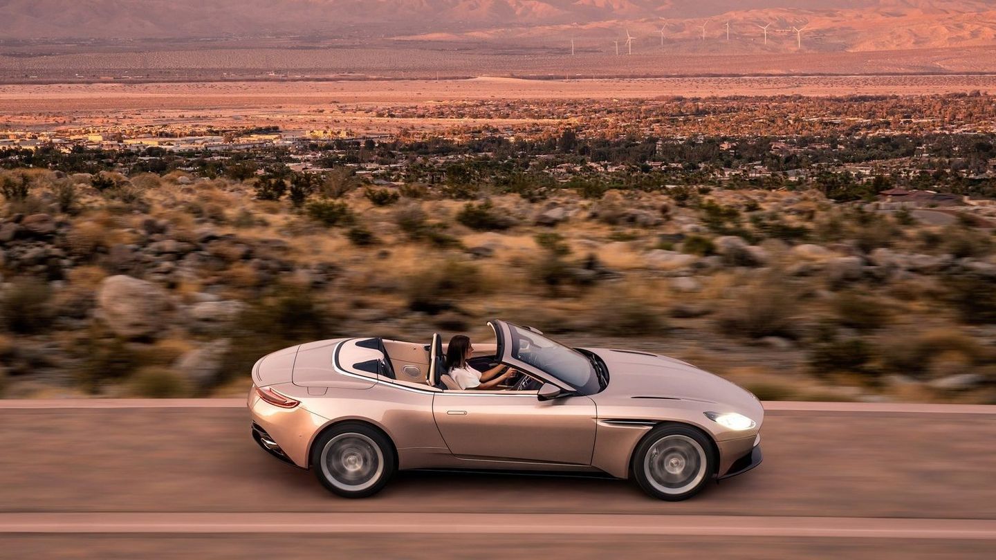 The Aston Martin DB11 Volante is a convertible with class