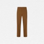Huntsman Tobacco Linen Trousers
