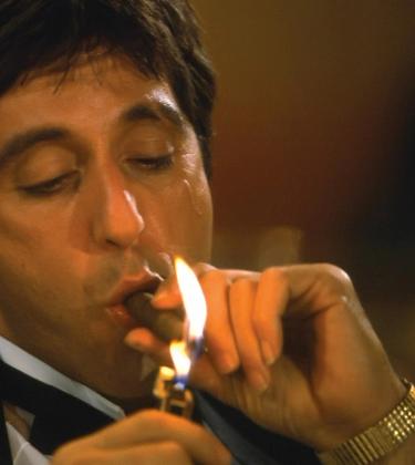 Al Pacino smoking cigar
