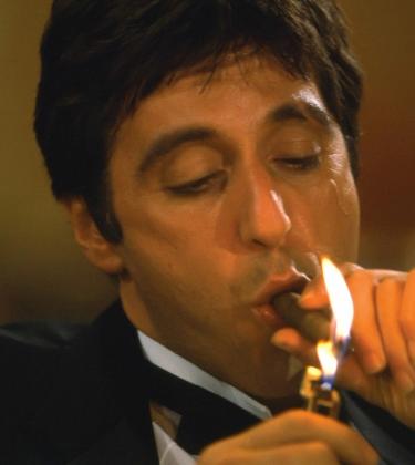 Al Pacino smoking cigar
