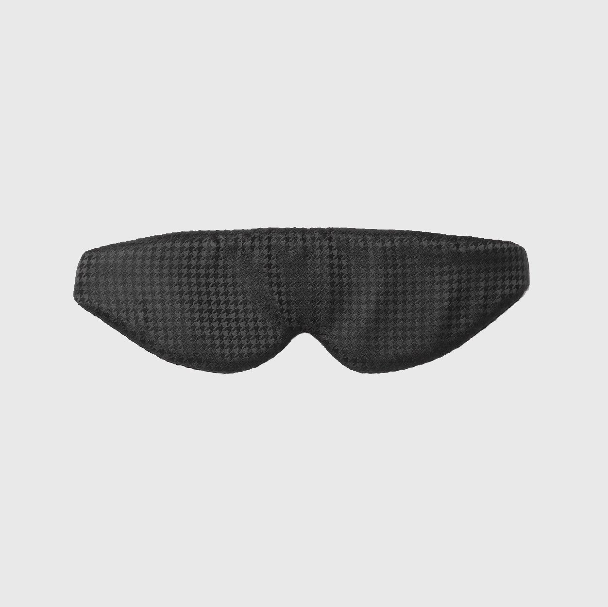 Charvet Houndstooth Silk-Jacquard Eye Mask