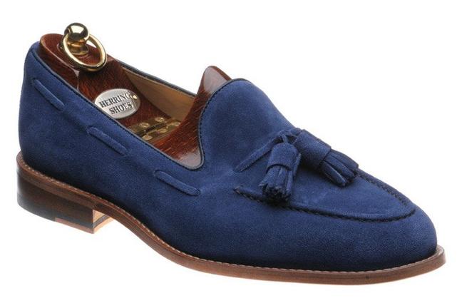 Herring Barcelona Suede Loafer - The Gentlemans Journal