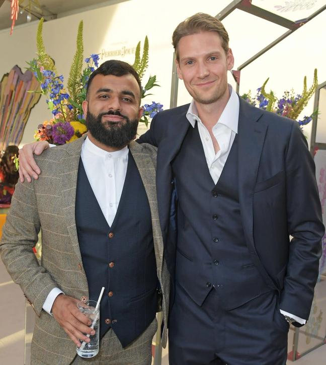 Hussain-Manawer-and-Alex-Johnson-at-The-Gentlemans-Journal-Summer-Party-at-Masterpiece-London