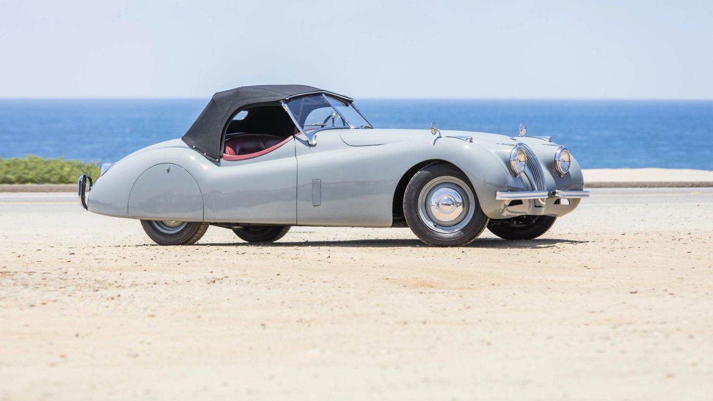 With this 1951 Jaguar Roadster, cruising down the coast has never looked so good