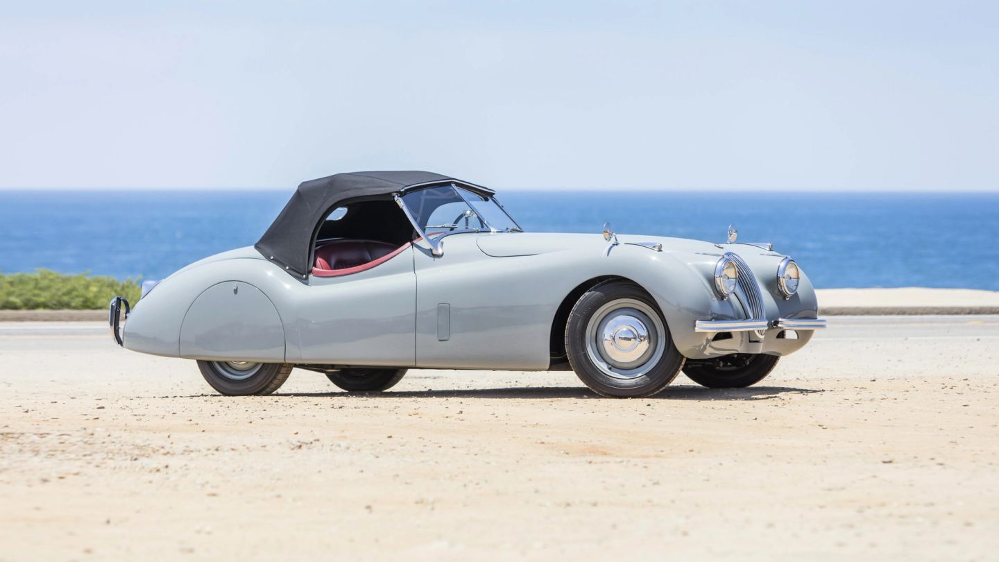 With this 1951 Jaguar Roadster, cruising down the coast has never looked so good
