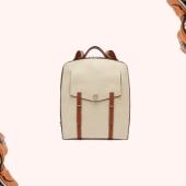 Métier London Rider Linen Backpack