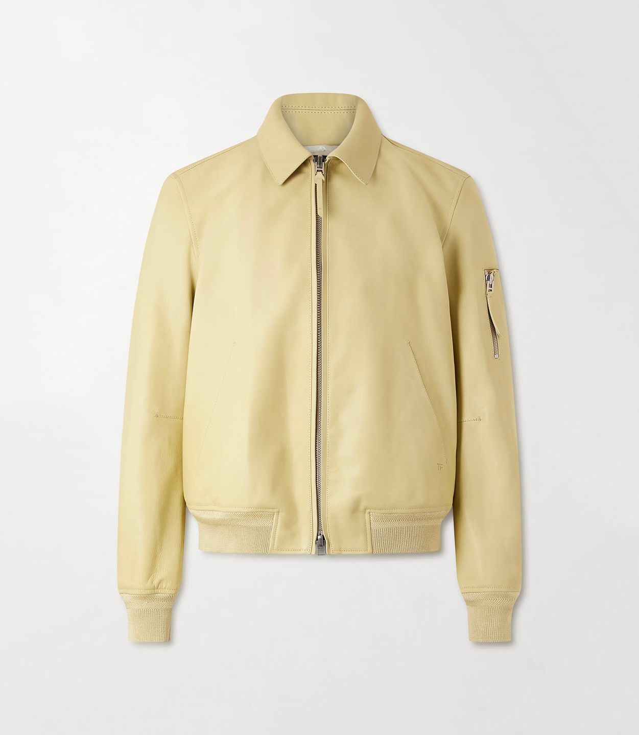 Leather Blouson Jacket