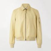 Leather Blouson Jacket