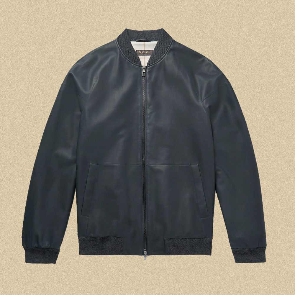 Loro Piana Leather Bomber