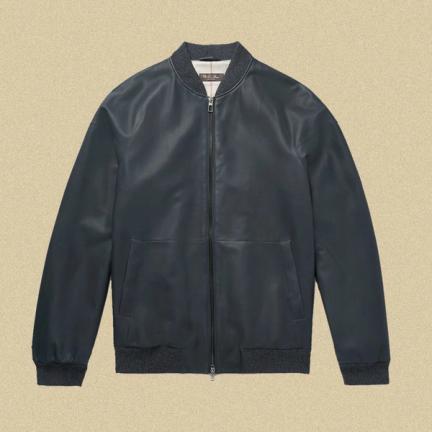 Loro Piana Leather Bomber