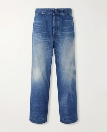 Straight-Leg Paneled Jeans