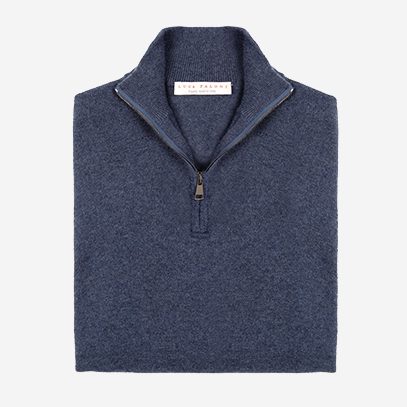 Luca Faloni Cashmere Zip-Up