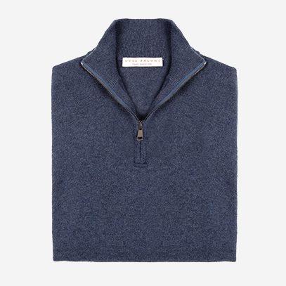 Luca Faloni Cashmere Zip-Up