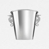 Seahorse Wine Cooler in Sterling Silver