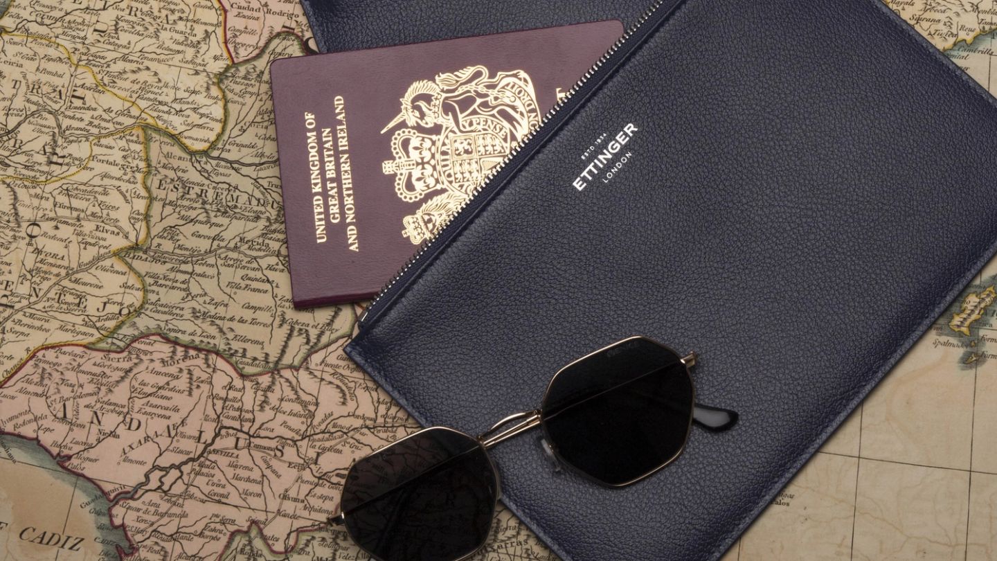 Get first-class style with Ettinger’s latest travel collection