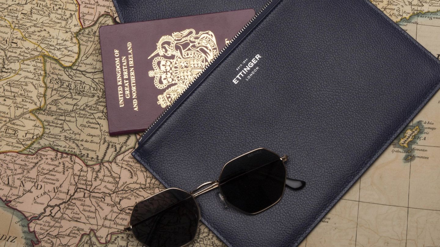 Get first-class style with Ettinger’s latest travel collection
