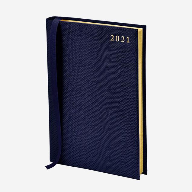 A5 Day to Page Leather Diary