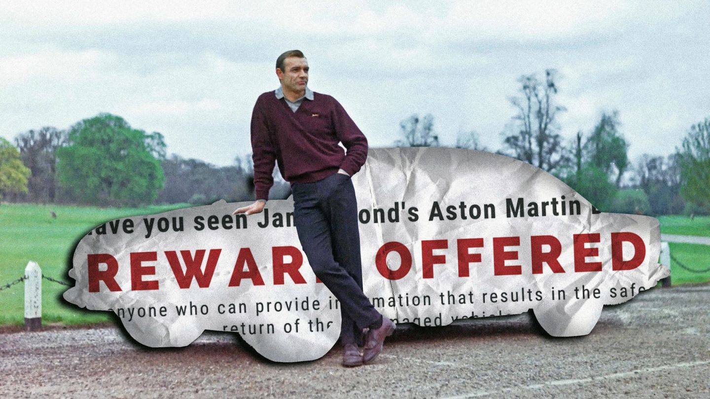 The inside story of James Bond’s stolen Aston Martin DB5
