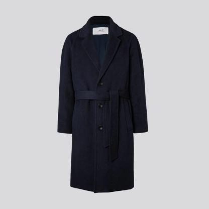 Mr P. Belted Alpaca Overcoat