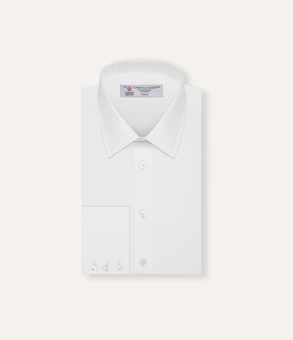Turnbull & Asser white cotton shirt