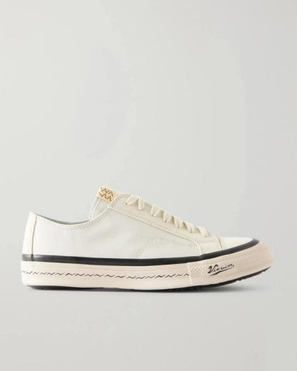 Nolan Suede-Trimmed Canvas Sneakers