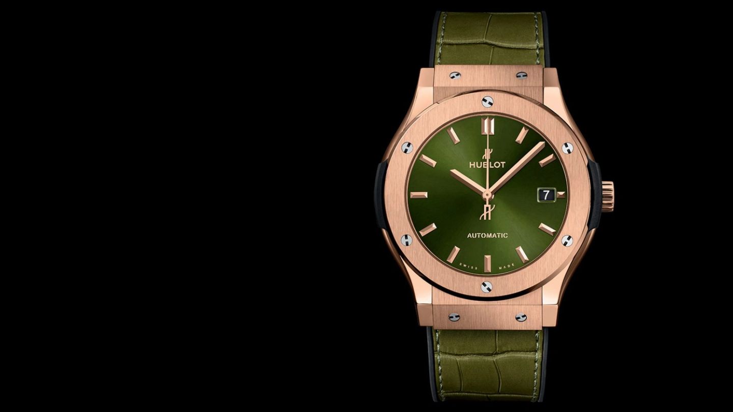 Watch of the Week: Hublot Classic Fusion King Gold Green