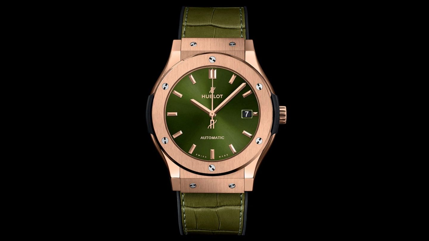 Watch of the Week: Hublot Classic Fusion King Gold Green