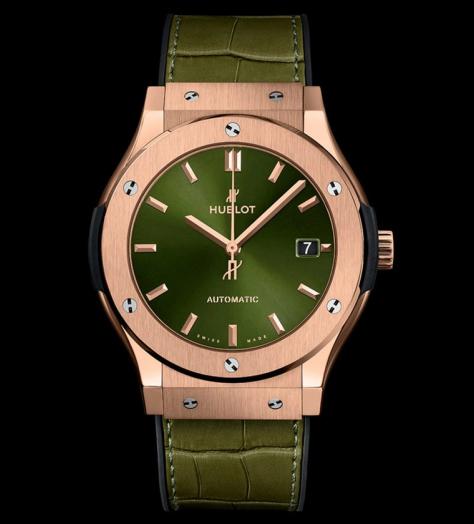 Hublot Classic Fusion King Gold Green