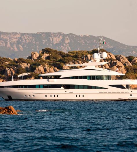 Step aboard superyacht Inception for a cinematic voyage
