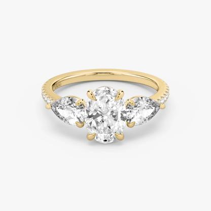 The Three Stone Oval Engagement Ring