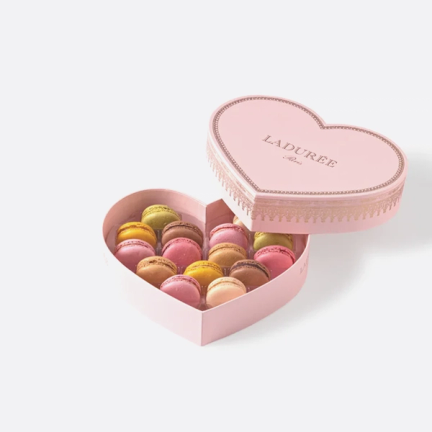 Ladurée Heart Shaped Macarons Gift Box