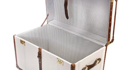 Interiors – British Sailcloth Steamer Trunk from Fox & Hardy