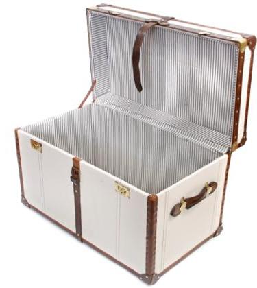 Interiors – British Sailcloth Steamer Trunk from Fox & Hardy