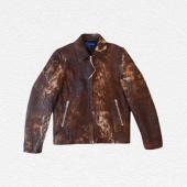 clothsurgeon Brown Distressed Leather Jacket