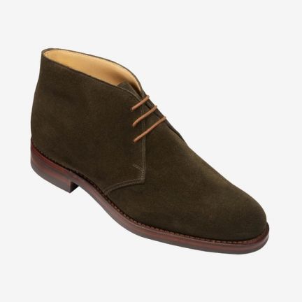 Chiltern Earth Green Suede
