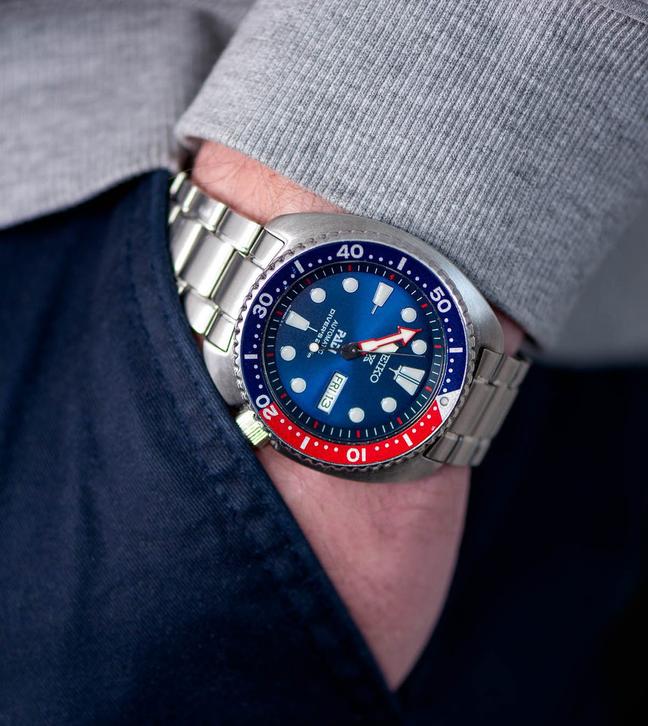 seiko turtle dive diving watch collection timepiece