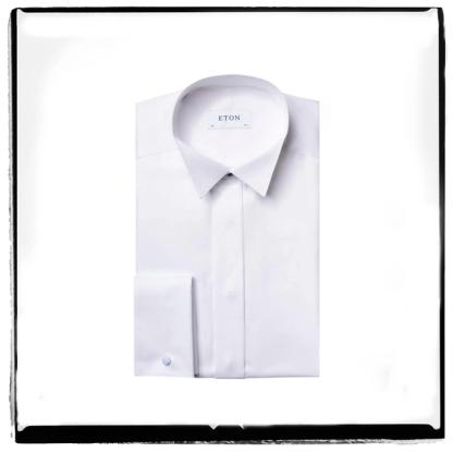 Eton Signature Twill Tuxedo Shirt