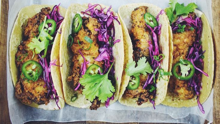 A gentleman’s guide to: Sriracha Fried Chicken Tacos