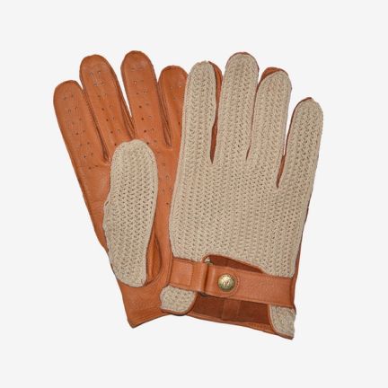 Goldtop Crochet String Back Driving Gloves