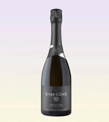 Bottle of Simpsons White Cliff Blanc de Blancs 2018