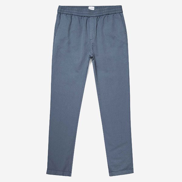 Sunspel Cotton Linen Drawstring Trouser