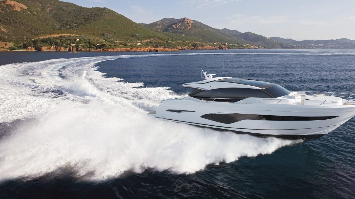 Bow down to the new sports yacht from Princess — the V78