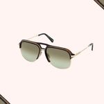Omega Pilot Style Sunglasses