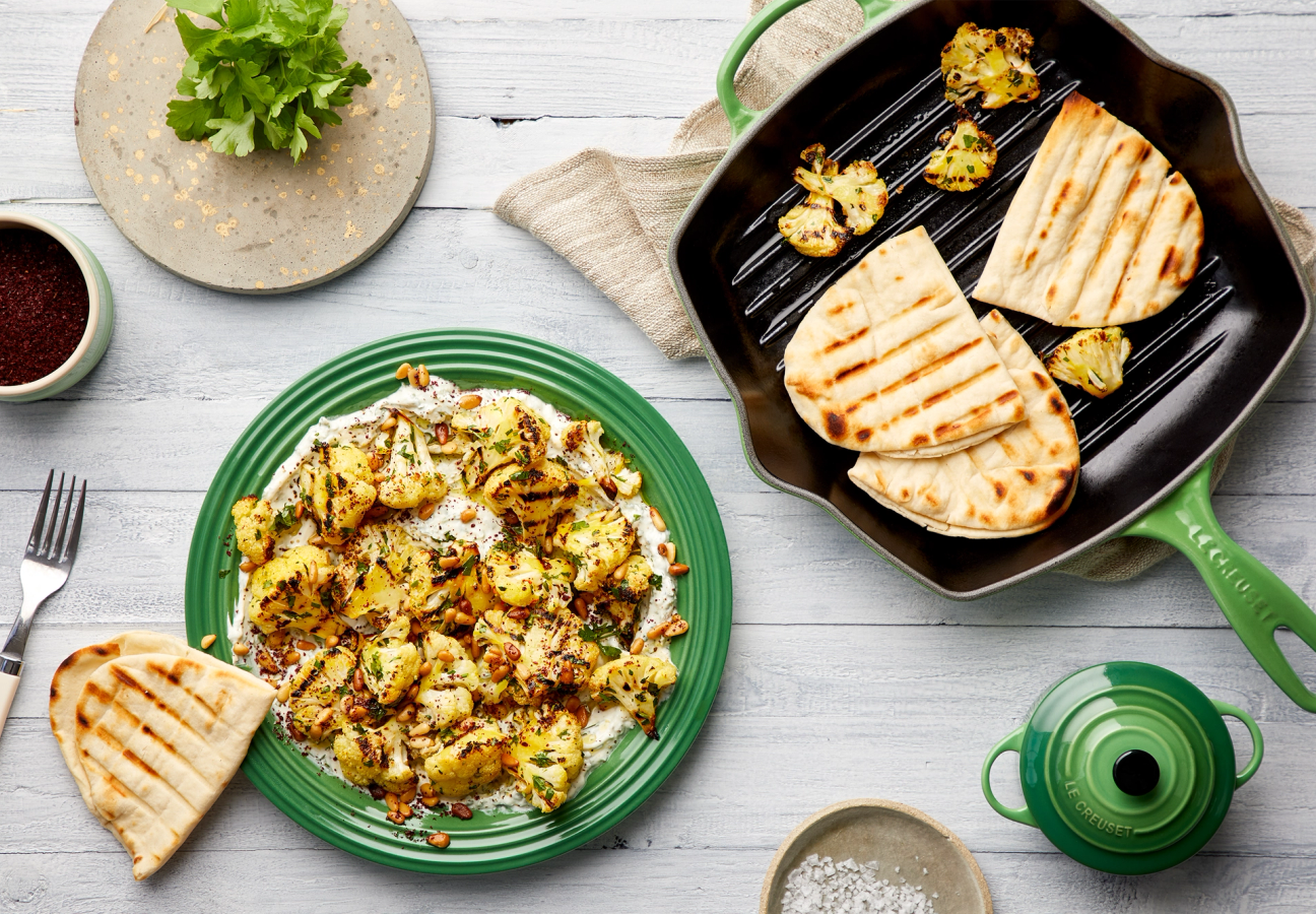 Bamboo Green Le Creuset grill