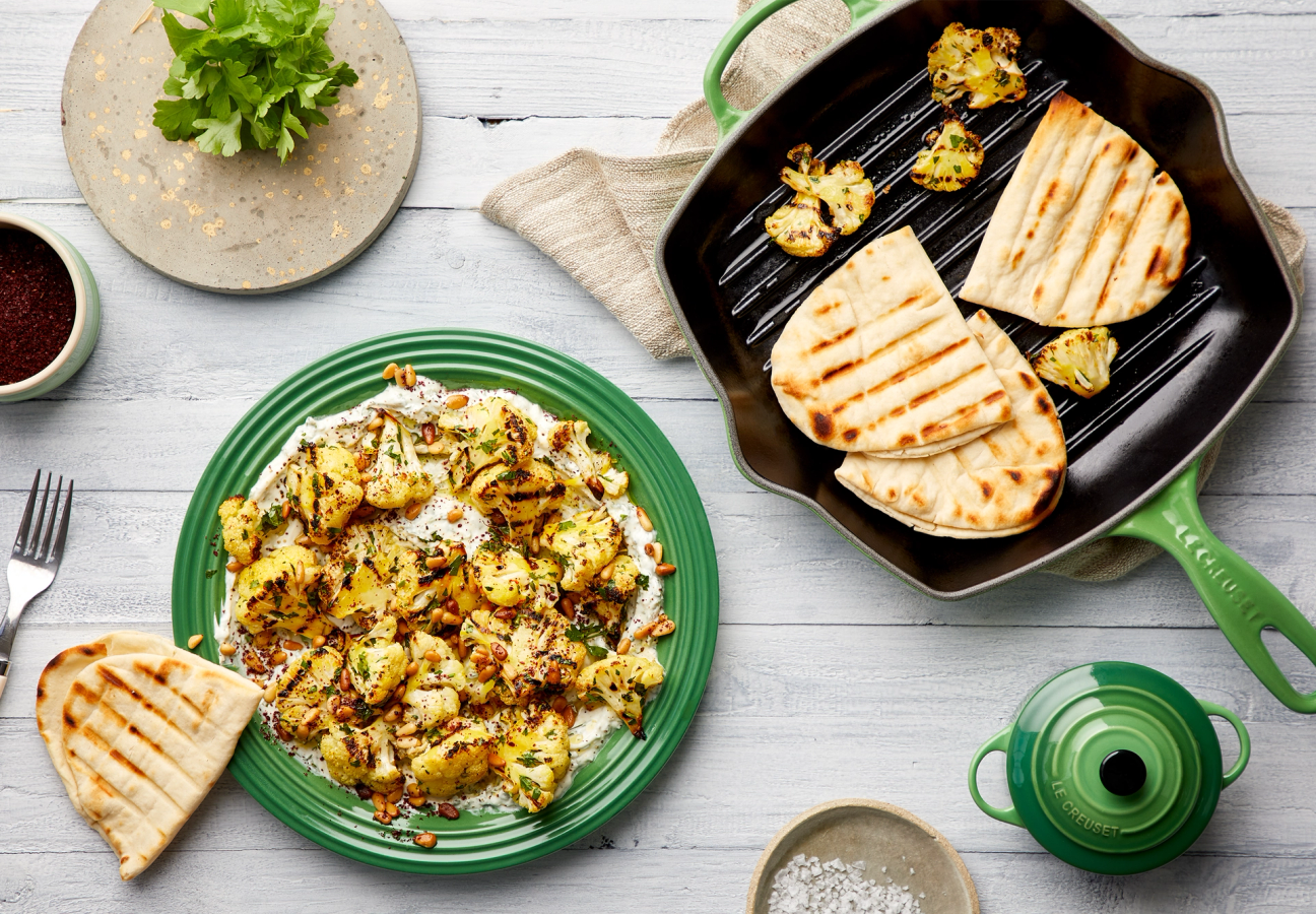 Bamboo Green Le Creuset grill