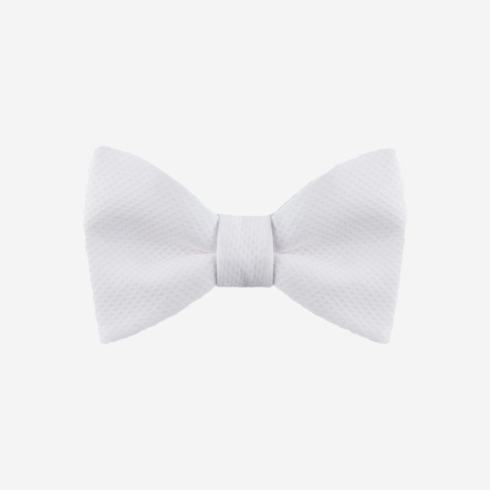 Turnbull & Asser white marcella bow tie