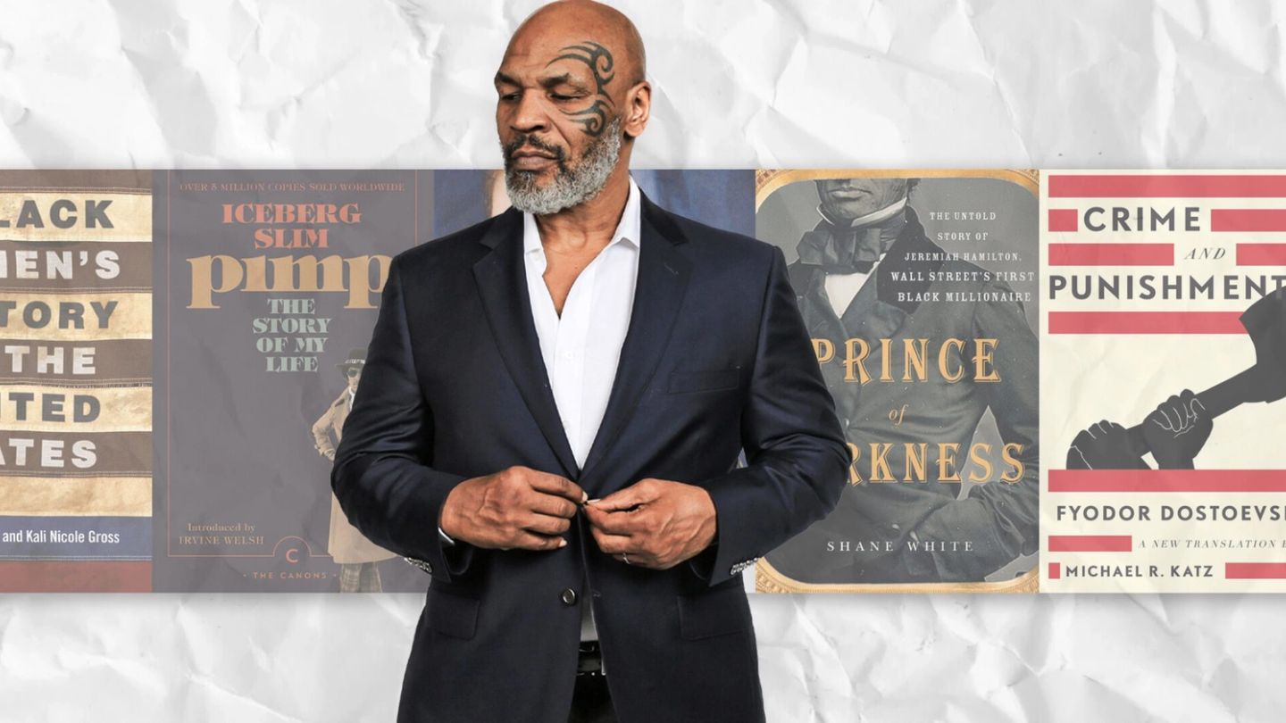 Iconic boxer Mike Tyson reveals his must-read books